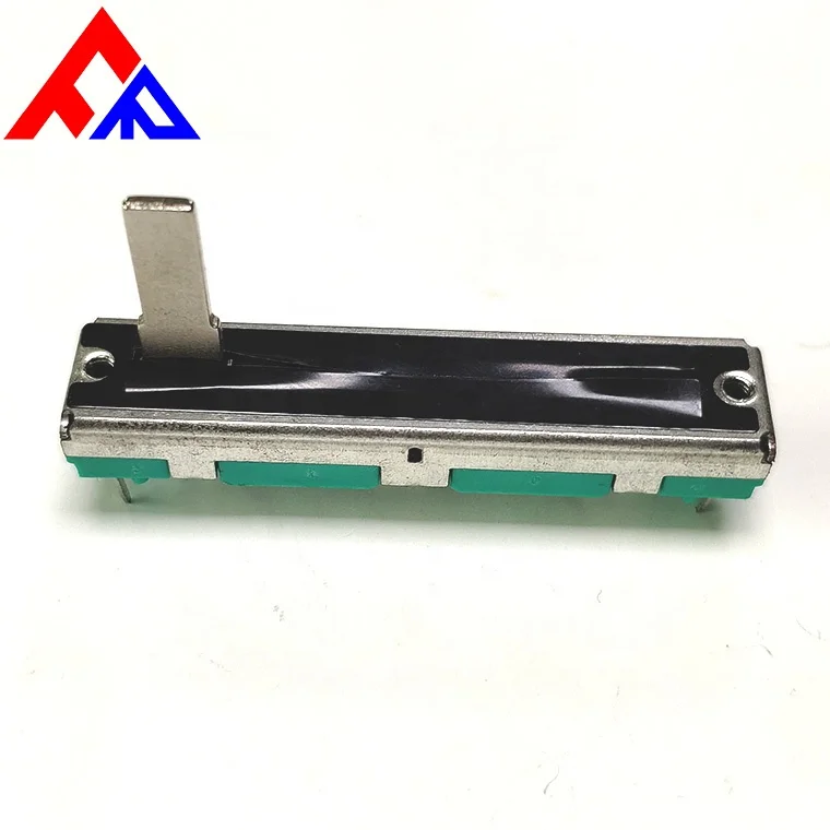 High quality double row 20mm 30mm 45mm 60mm stroke 10k 20k 50K 100k carbon film linear sliding potentiometer