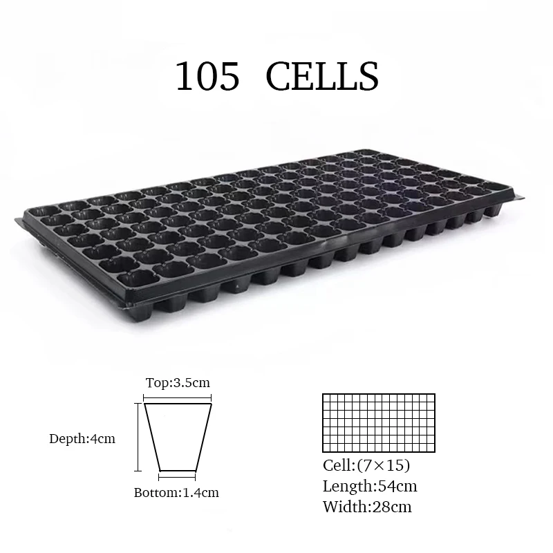 Recycled Recycled Nursery Rectangle Pots Nursery Pot Making Machine Dependable Performance 105 Holes Depth 4cm