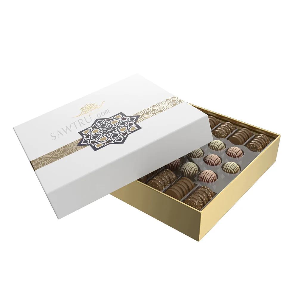 Eid Ramadam Mubarak Festival Arabic Chocotowel Rail Bart Packaging Bo24 Inchesviders Finished Accessories Food Custom Grey Board