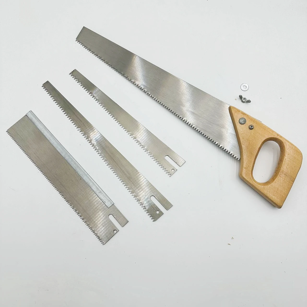 Industrial-Grade 4-in-1 Blade Hand Saw for Gardening Pruning Serrucho Hand Saws with Steel and Carbide Material for DIY