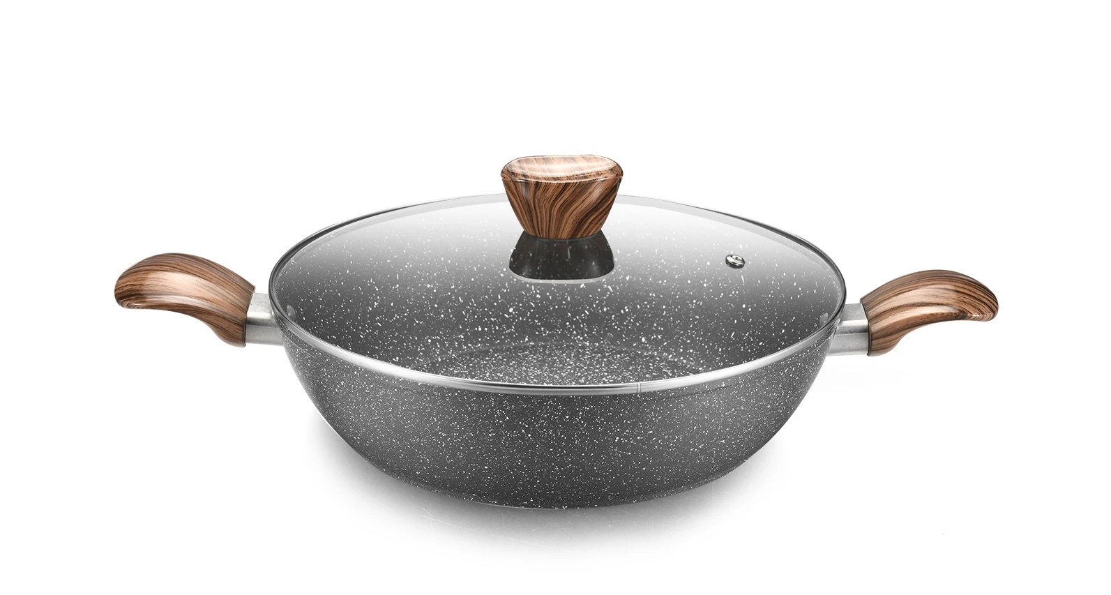 Kitchen Granite Cookware Set Non Stick Frying Pan Aluminum Cooking Household Utensils Marble Cookware Pots and Pans Set