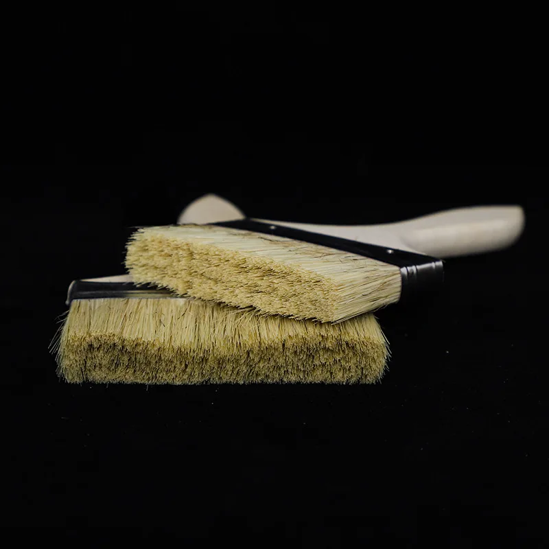 Mid-Grade Bristle Brush Wooden Handle with Hard Pig Hair and Mixed Silk Thickened Baking Barbecue Sweep Paint Brush