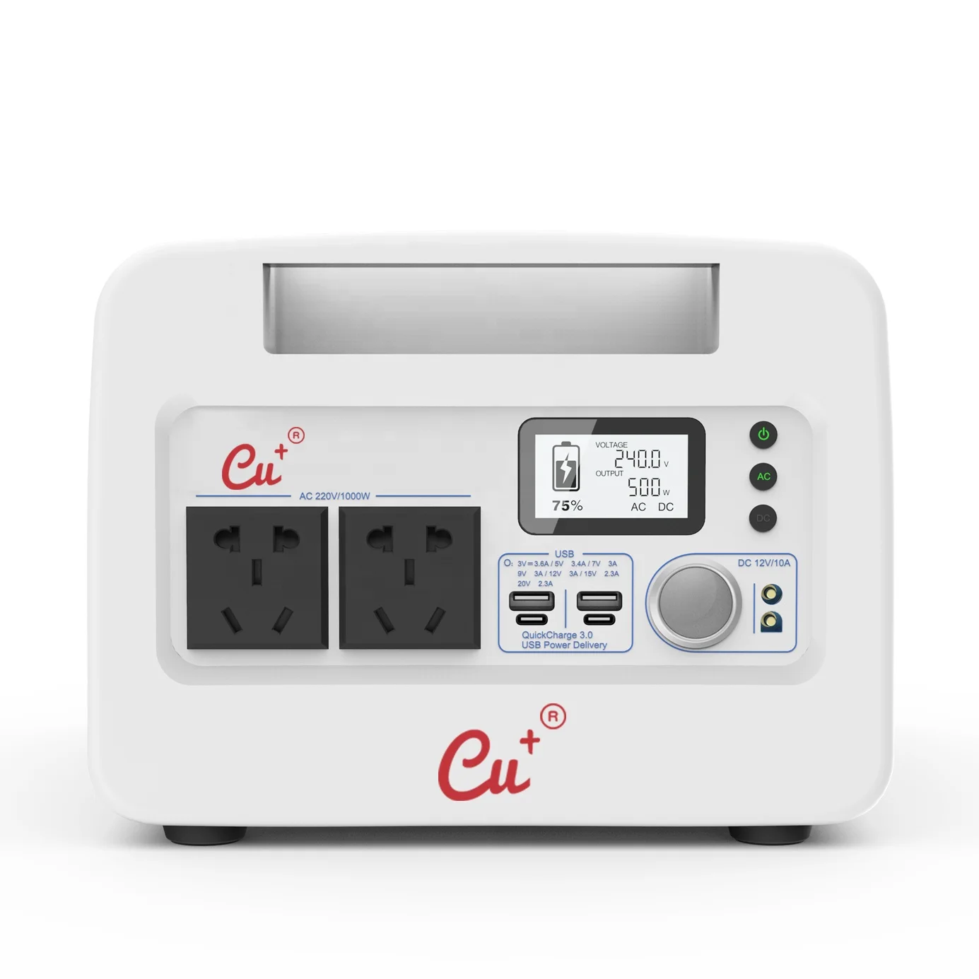 Cu+ Power Generator PSE Charging Station Inverter UPS Outdoor 5000WH Camping Mute Small Portable Power Station Emergency Lithium