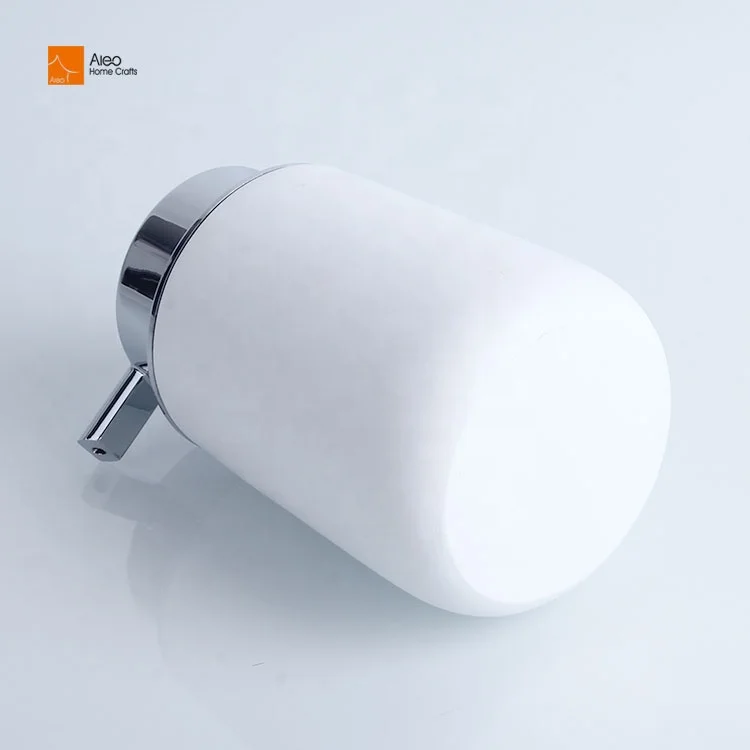 European style 300ml Hand Liquid Foam Pump Bottle Bathroom White Stand Shampoo Soap Dispenser