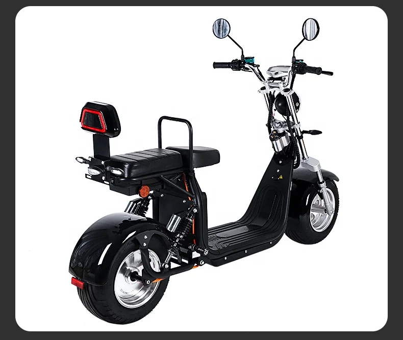 EEC approved citycoco electric scooter with 2000W power at 65km/h speed for adult