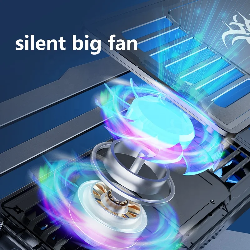 Подставка для ноутбука Складная с RGB-подсветкой охлаждающий вентилятор кронштейн планшета держатель