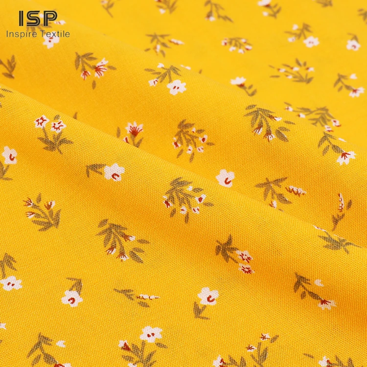 Бесцветная ткань из вискозы с принтом для женского платья Stocklot