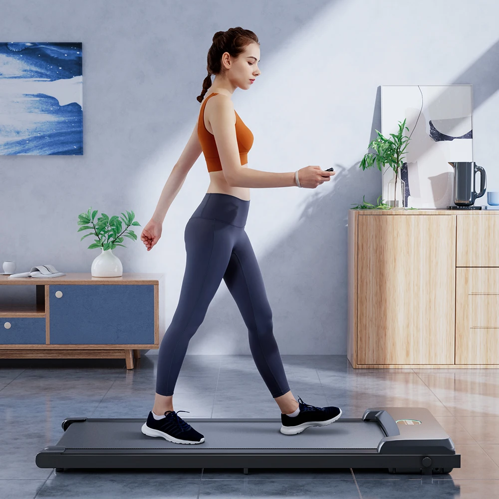 YPOO factory wholesale Multi-function foldable electric Treadmill Portable remote control running machine Fitness walking pad