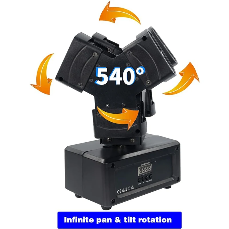Hot Sale 6 x 10W RGBW LED Wheel Beam Laser Moving Head Light Professional Dmx Disco Lights for Dj Disco Party Nightclub Bar