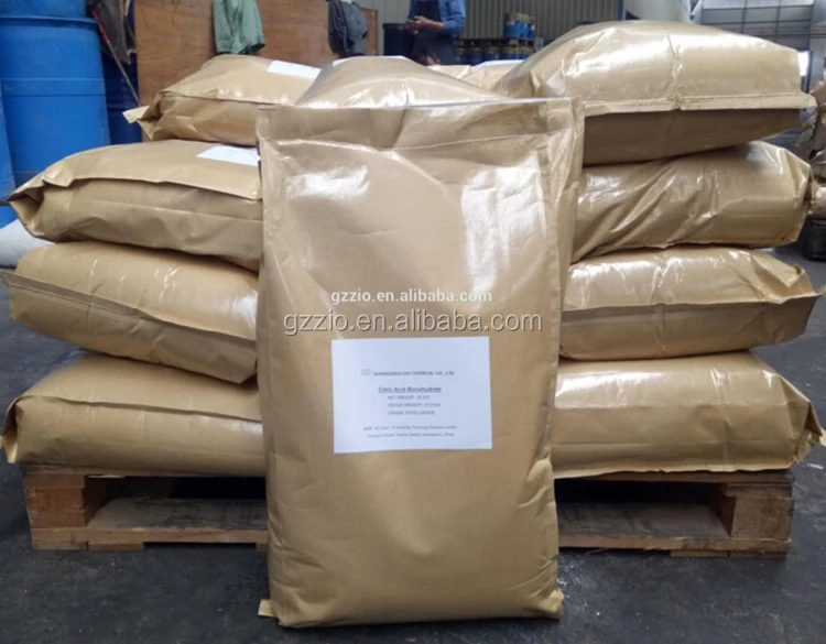 Free sample citric acid anhydrous BP USP grade powder