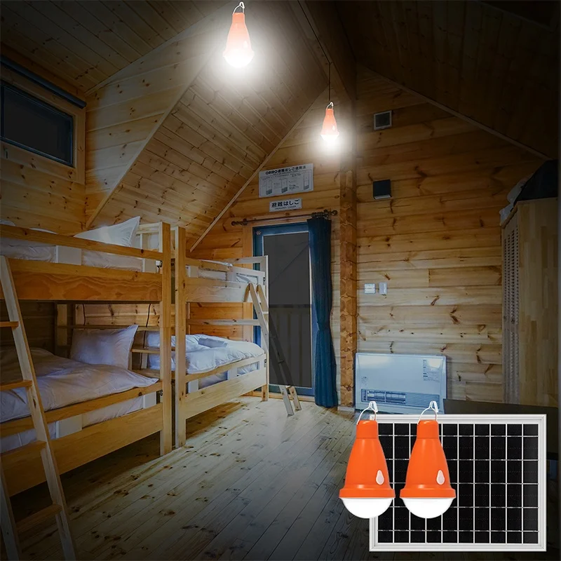 3.7v/2200mAh/18650 support for charging mobile phones led garden solar  light  bulbs