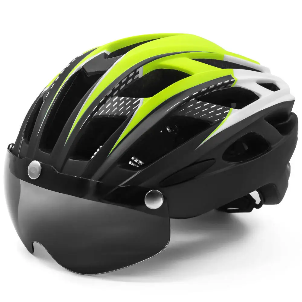 CHOOYOU custom 2022 Sports safety wind mirror integrated molding road mountain bike helmet adult riding helmet