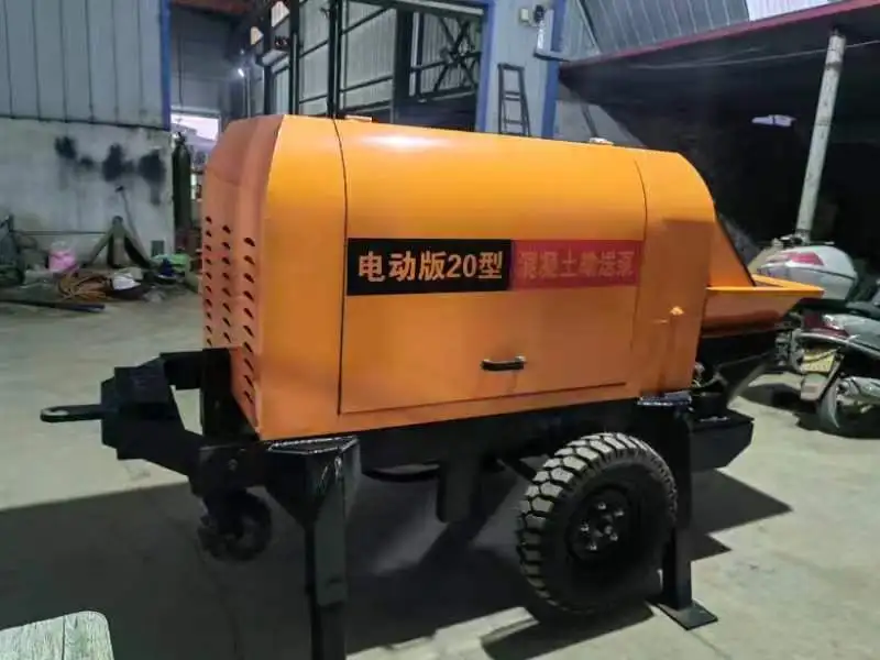 Hydraulic concrete pump Portable Concrete conveying transport pump