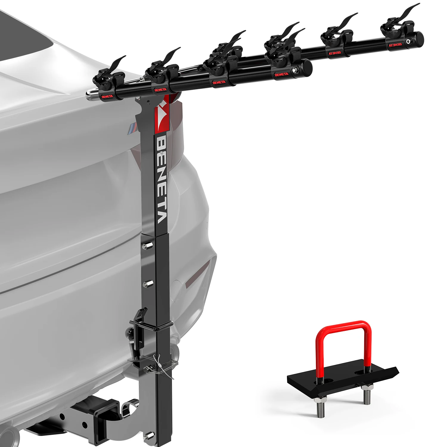 Roof Mounted Cycle  Bike Rear Aluminum Cycling Carrier  Mountain Ski Cars Rack For Car Hitch 4 Bike