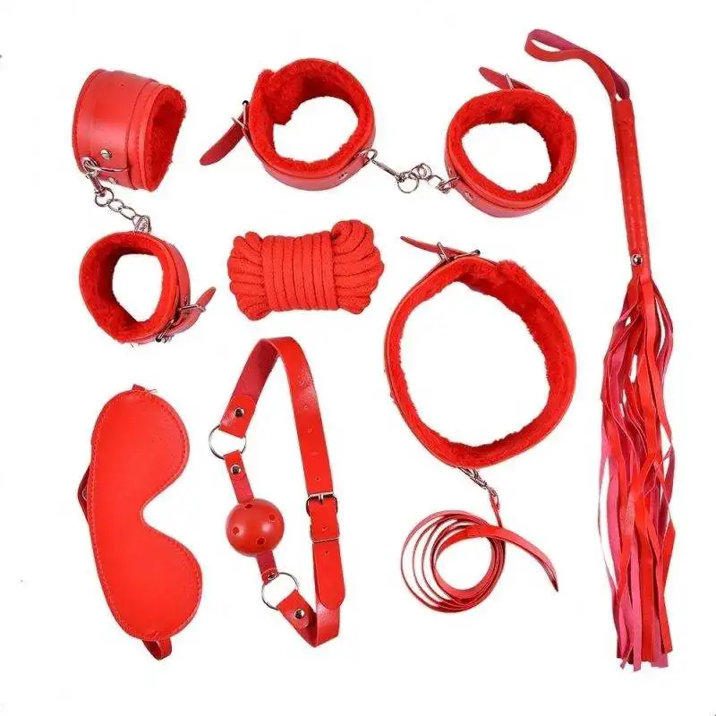 Wholesale 10 Piece Erotic Juguetes Sexuales Eroticos Adult Sex Toys for Couples Sex Leather Bondage Set BDSM Belts