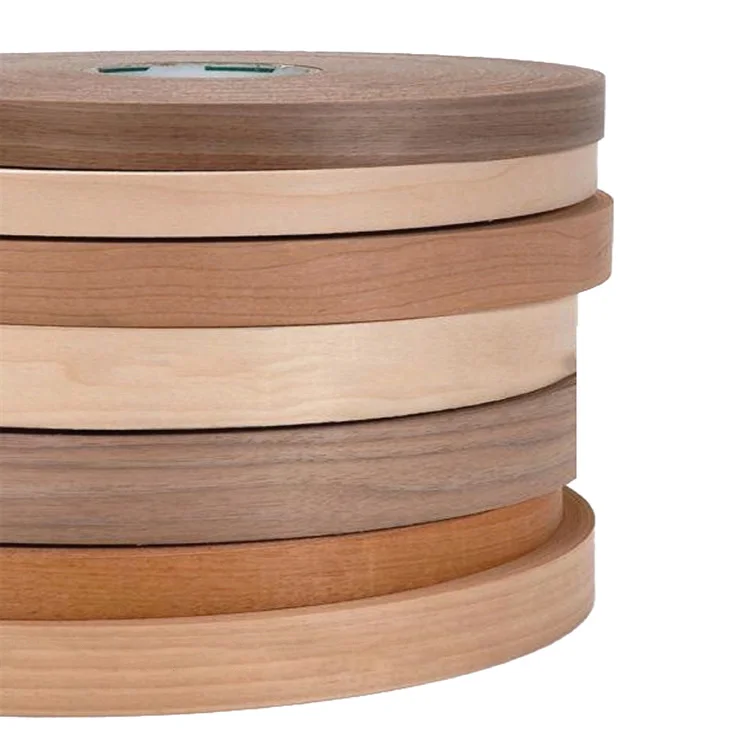 Real Wood Edge Banding Oak Walnut Veneer Edge Banding Tape for Plywood Furniture
