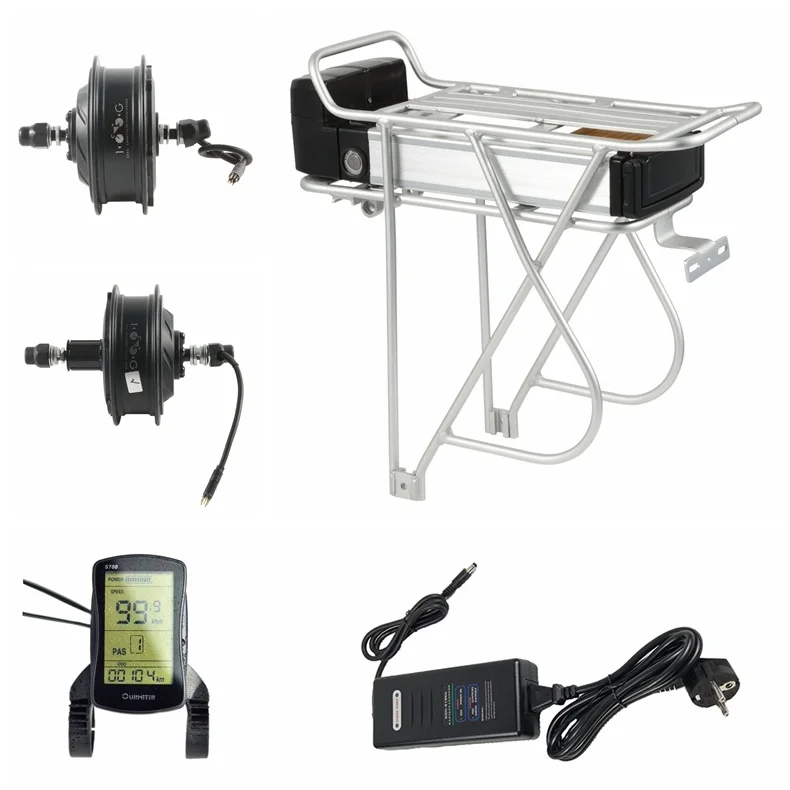 
Powerful Dual Drive Electric Bicycle Conversion Kit with Front&Rear BLDC Hub Motors 