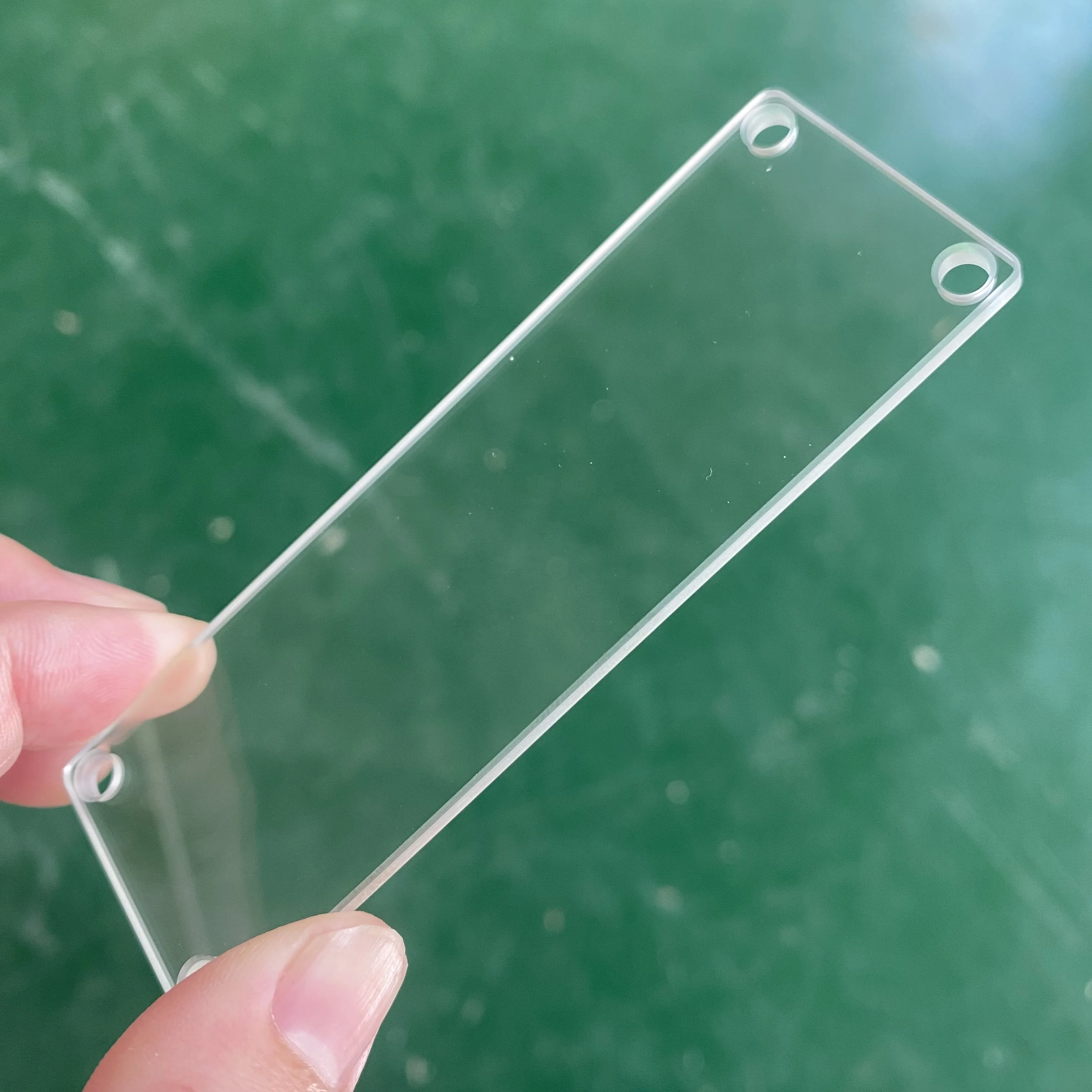 borosilicate sight glass sheet pirex borosilicate glass high temperature resistant glass with drilling hole