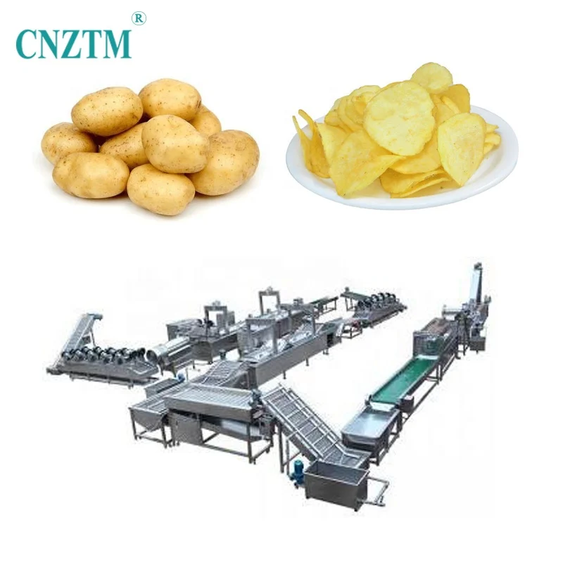 Automatic small potato chip machine Potato Chips Processing  machines Equipment potato chips production line machine