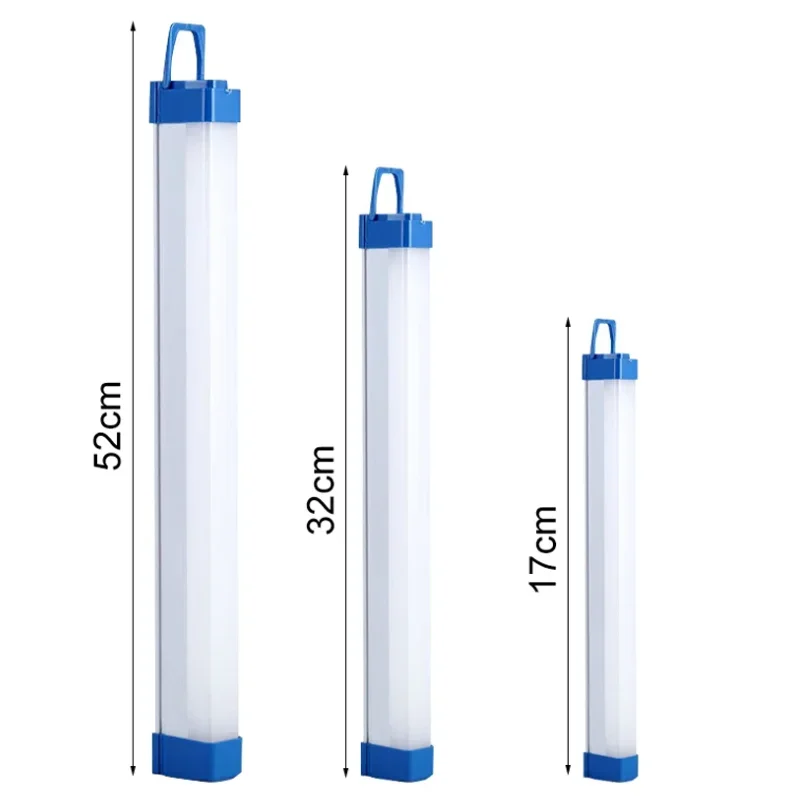 20w 40w 60w Rechargeable Light tube 17cm 32cm 52cm led light tube with magnet usb cable for emergency camping reading Wardrobe