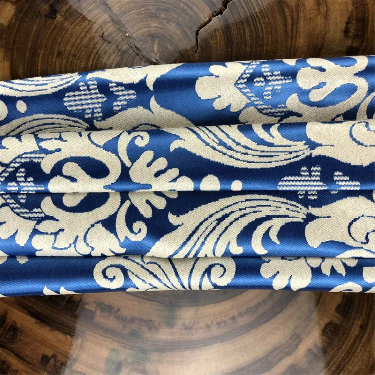 
China sale jacquard shading curtains fabric attractive style blackout fabrics for windows curtain livingroom bedroom 