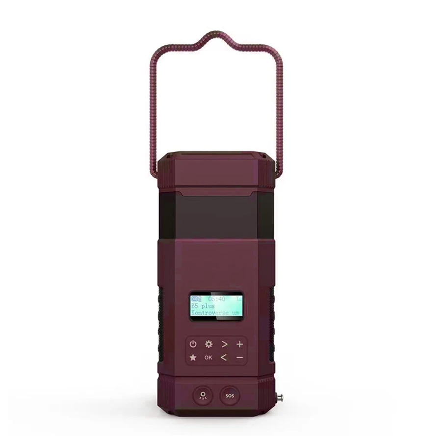 Multi Emergency Portable Built-in Battery Rechargeable DAB+ DAB FM Radio waterproof Speakers Outdoor camping lamp Led Lantern