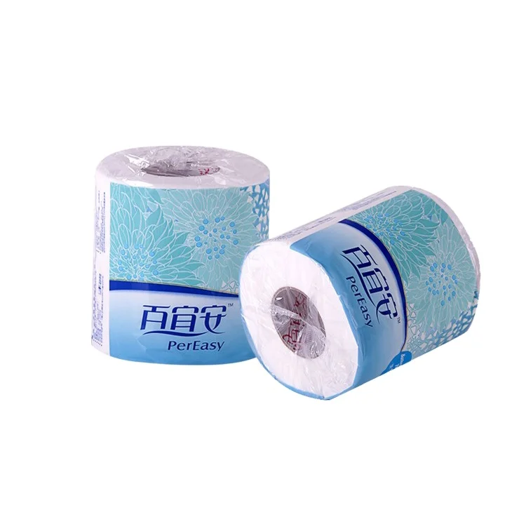 Индивидуальная двухслойная туалетная бумага из бамбуковой целлюлозы, рулон туалетной бумаги, оптовая продажа, достаточно туалетной бумаги