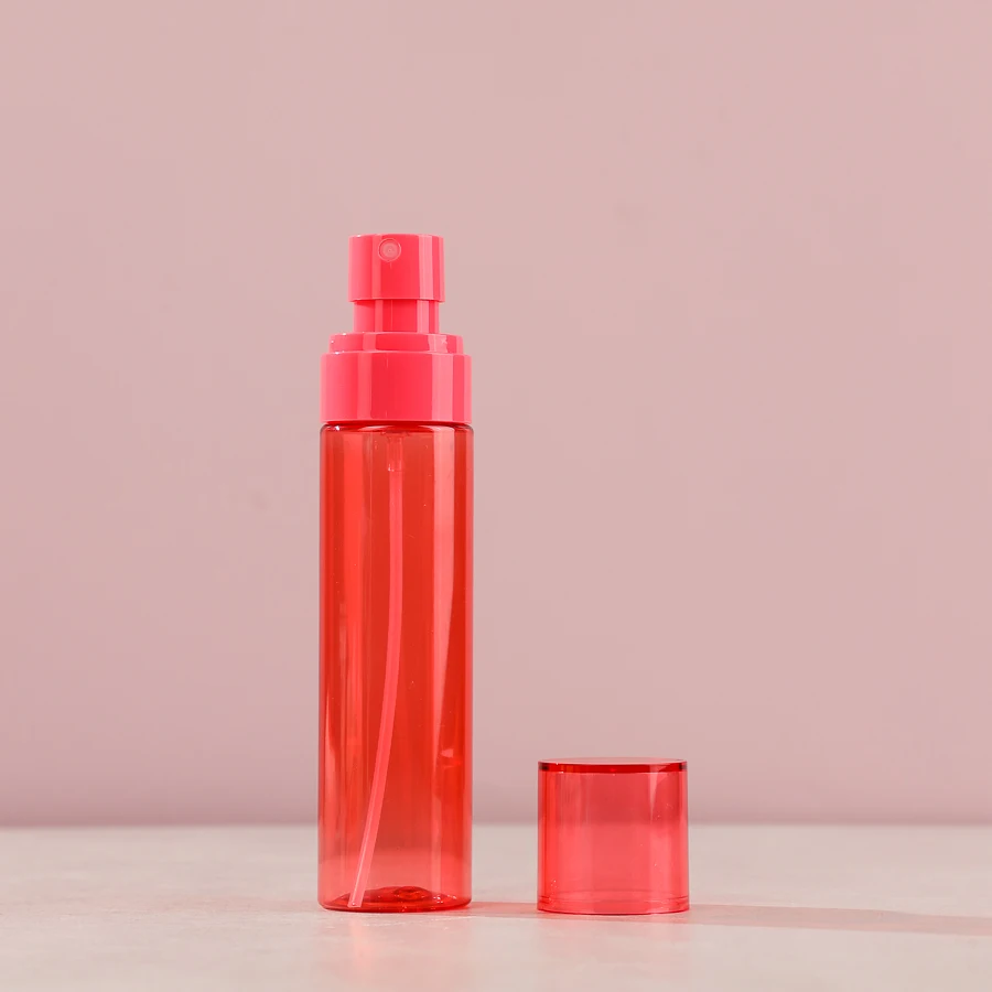 Empty Face Toner Bottle PET Fine Mist Spray Bottles 100ml 150ml Transparent Plastic Body with Pump Sprayer Cosmetics Skin Care