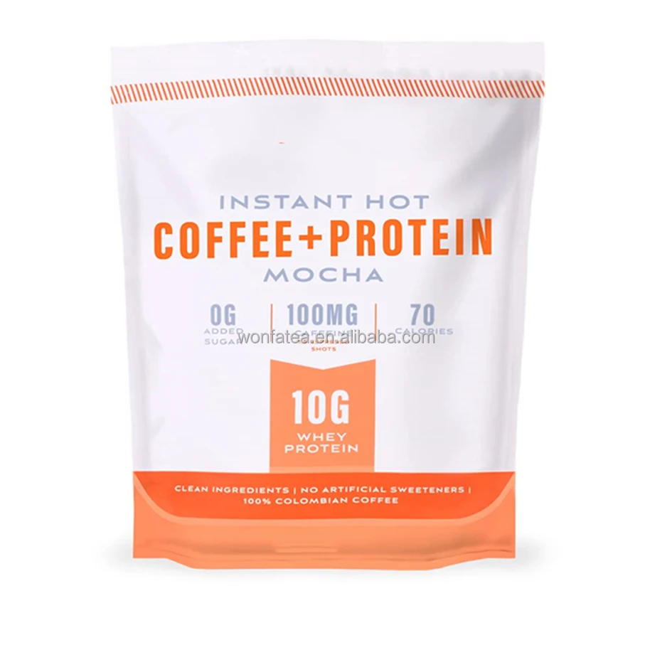 Chocolate, Vanilla,  Caramel flavor Protein Coffee powder