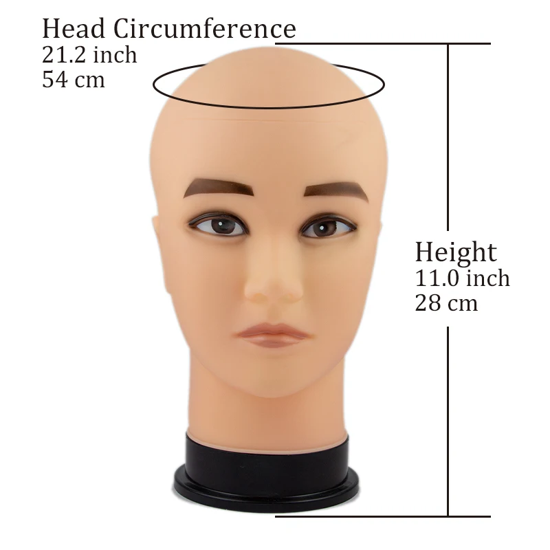 New Arrival Bald Mannequin Head Without Hair to Display the Wigs, Scarfs, Jewellery Doll Manikin Modeling Head without Hair