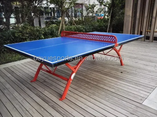 Outdoor Sports Park blue and White Table Ping Pong Table Billard Ping Pong
