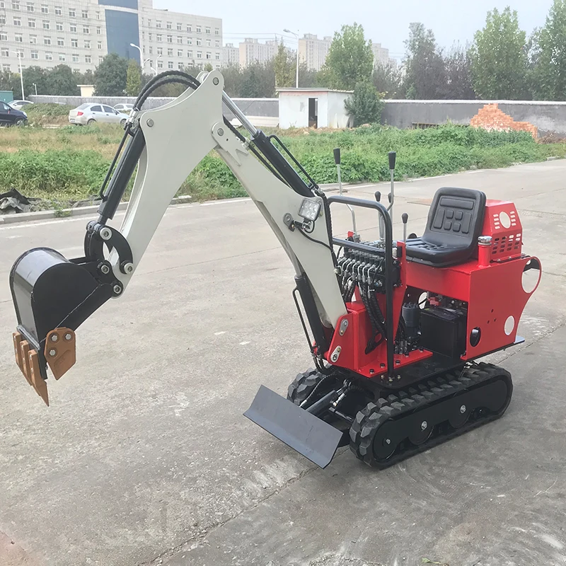 Can enter the elevator of the small excavator room to dismantle the crushing mini-excavator