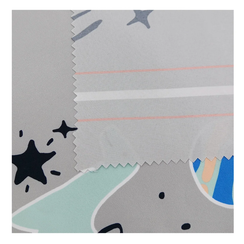 Текстильная ткань pongee kunshang для одежды, ткань из микрофибры для рубашек, Рождественская ткань из микрофибры