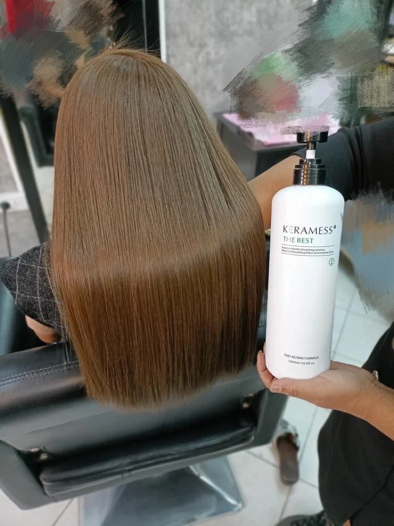 KeraMess Popular Keratin Professional Result Straightens Smooth Instantly Brazilian Keratin Blowout Hair Treatment THE BEST Type