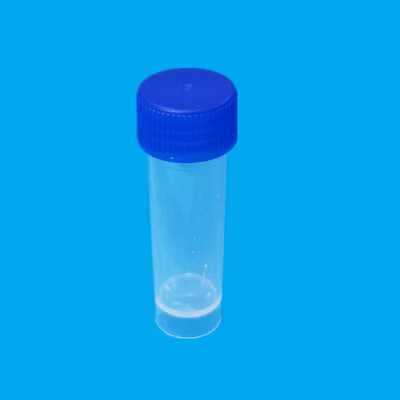 
disposable 5ml pp medical vtm sample storage plastic test tube for virus test kit sample storage tube 