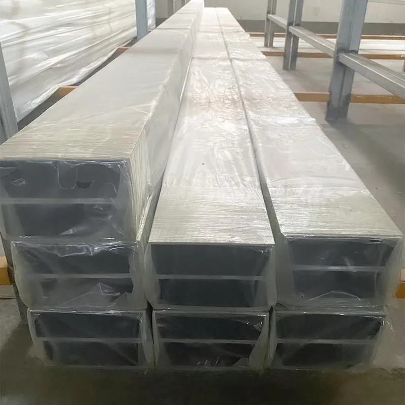 grade 6181 aluminum pure square  pipe industry pipe with nice price and high quality origin type pipe rectangular aluminum tube