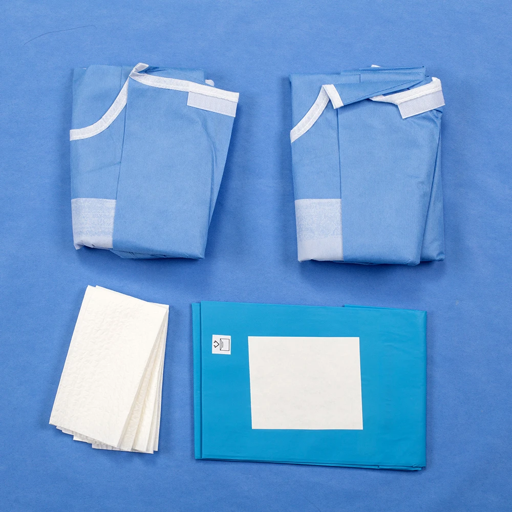 CE ISO Surgical Drape disposable customized drape pack   Approved Single Operation