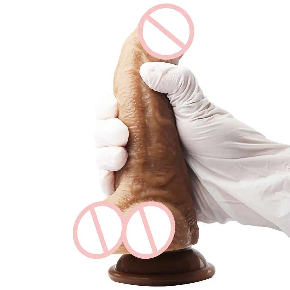 Realistic Waterproof Penis for Women dildos-silicon Adult Sex Toys Double layer super Soft Silicone Dildo