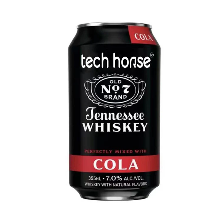 Tech Horse Brand Whiskey Cola 355ml X 24 Pack Aluminum Can Wholesale Supply Worldwide