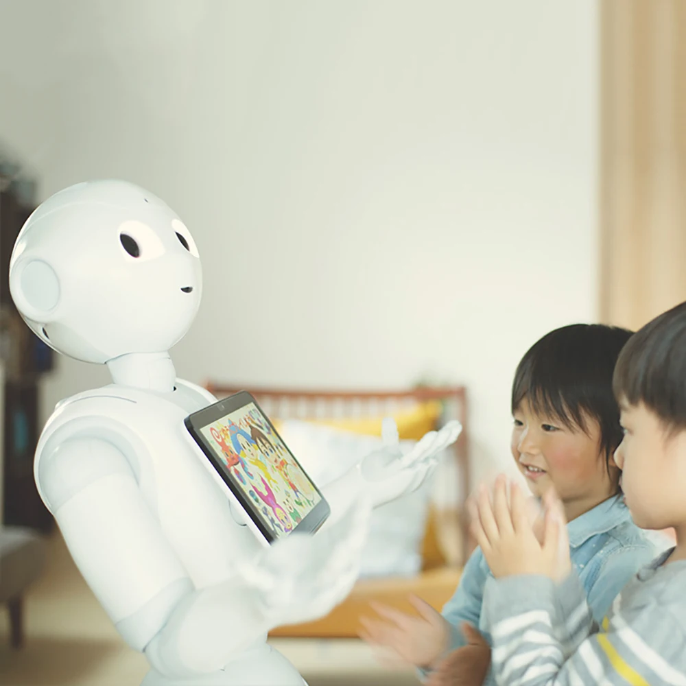 SoftBank Pepper Intelligent Service Robot Information & Guided Wheeled Robot