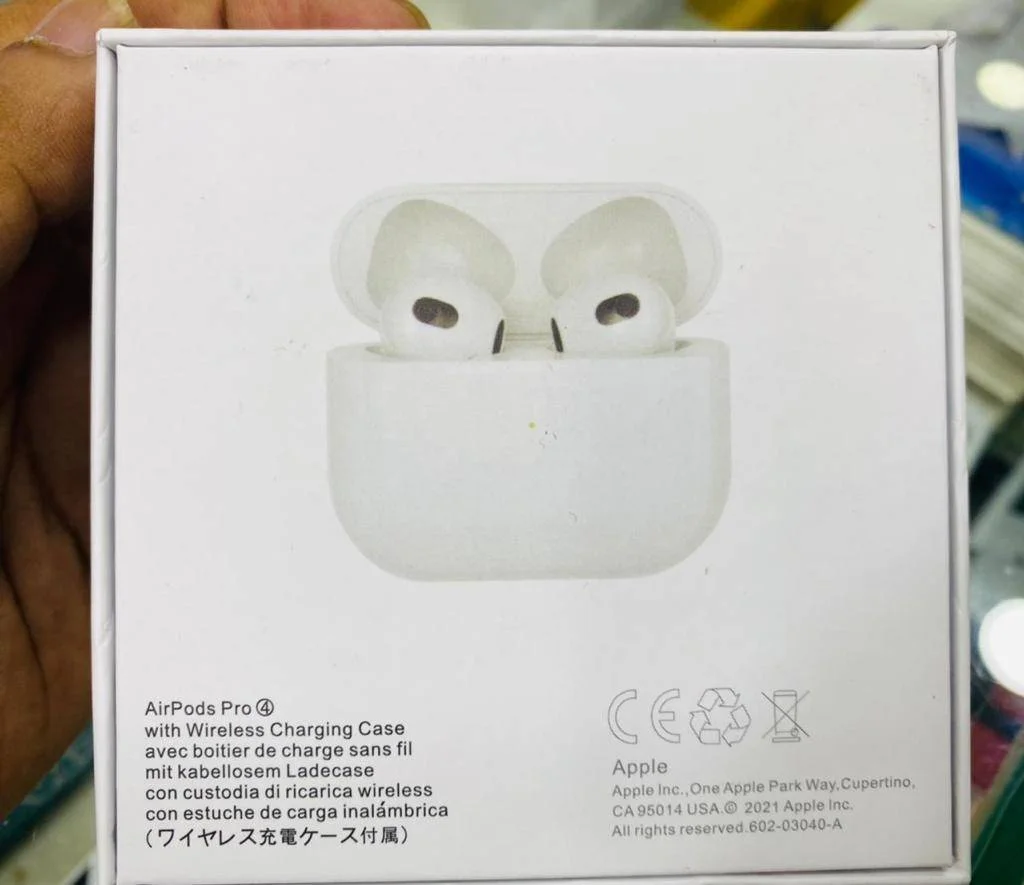 Air pro 4 1:1 original air tws clone headphones super bass GPS rename wireless charging ANC