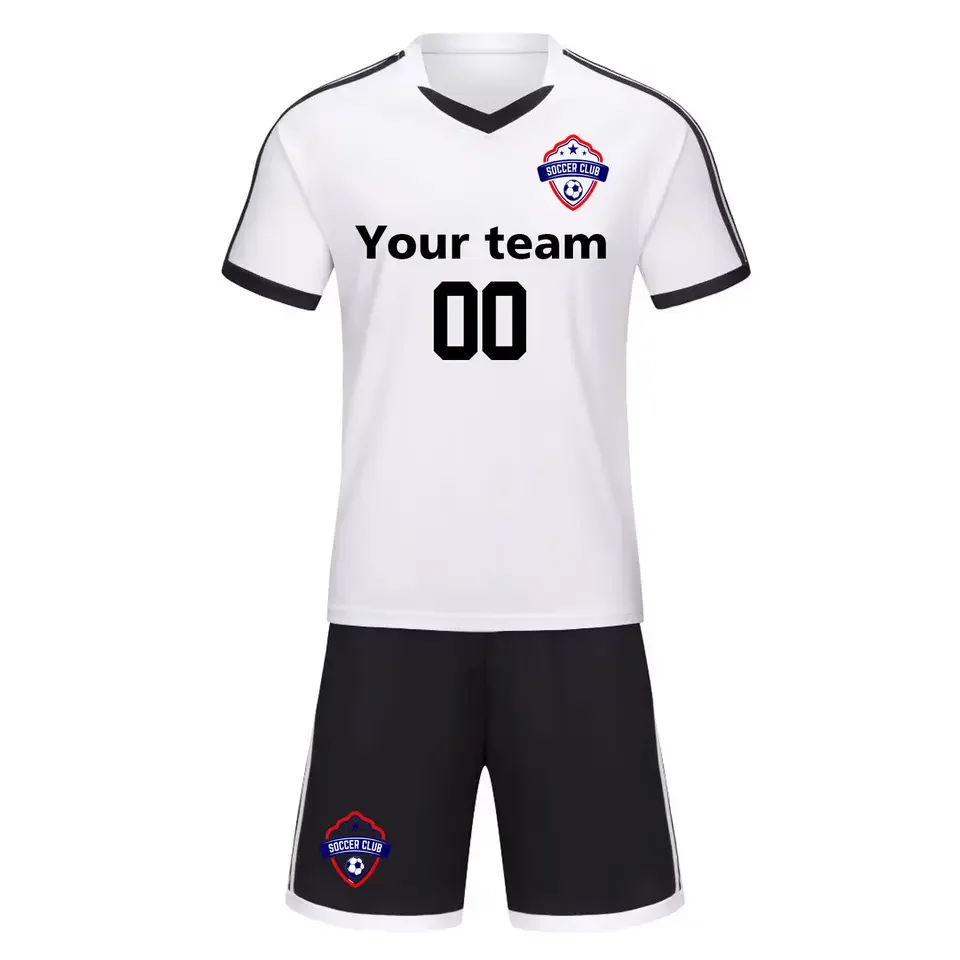 Sublimation Custom Printing Wears Breathable Fabric Custom football soccer Jersey set Quick Dry soccer Uniforms