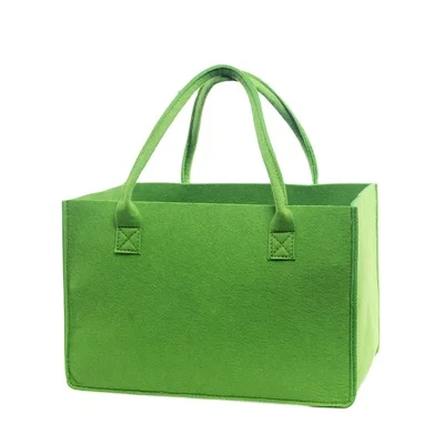 Factory Supplier Custom Logo Fashion Felt Tote Bag Handbag
