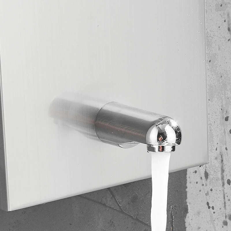 FLG 2023 современный стиль Горячая и холодная вода 304 из нержавеющей стали настенная панель для отеля ванная комната смеситель