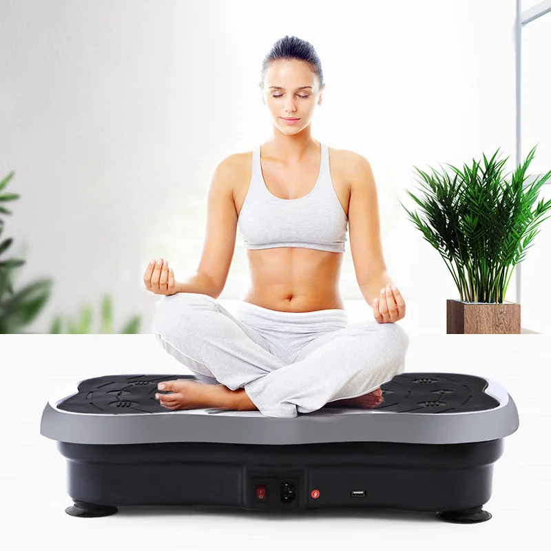 crazy fit massage vibration machine plate vibration platform body vibration fitness