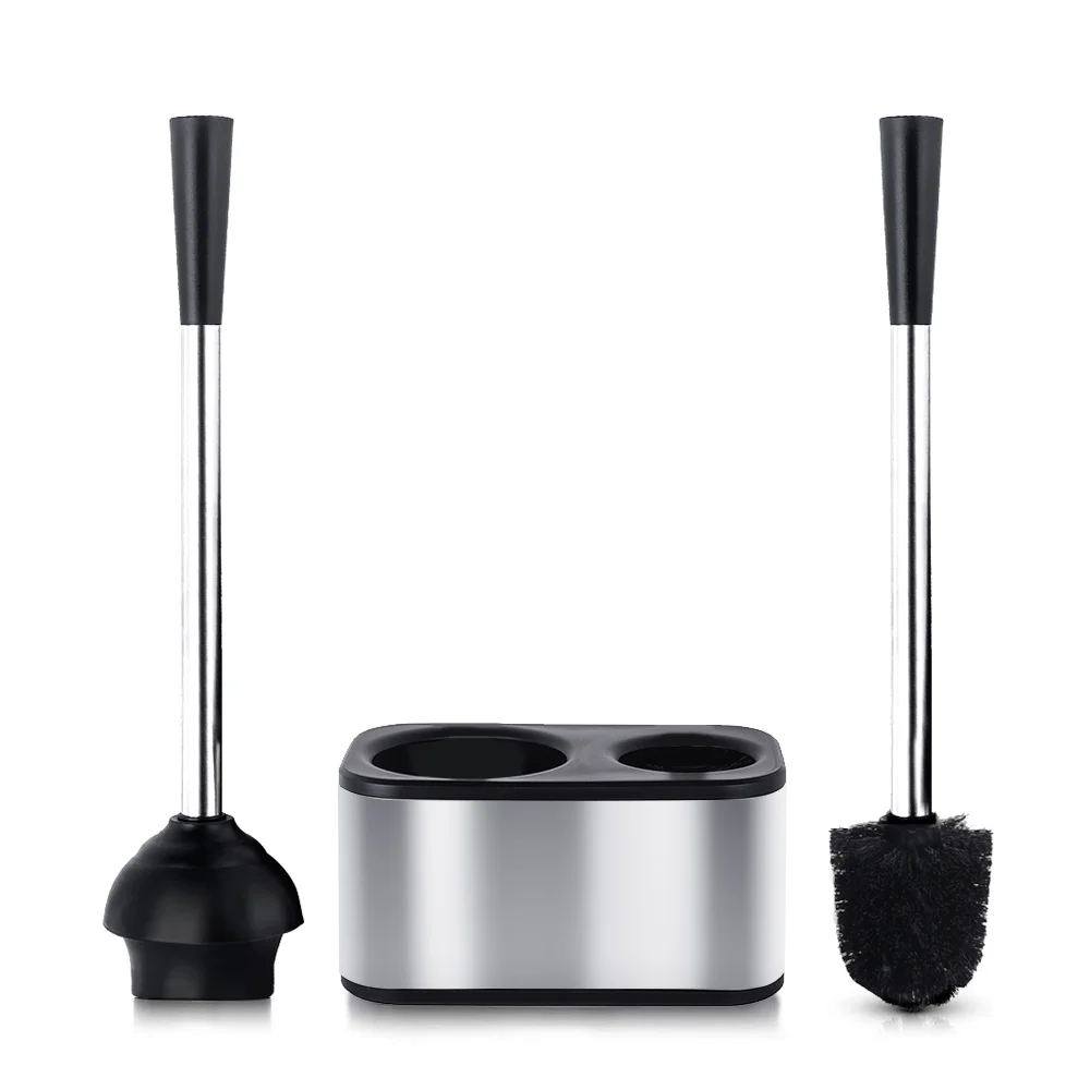 Пользовательский размер нержавеющая сталь Cylion съемная ручка Набор щеток для унитаза плунжер