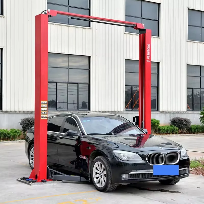 Zhejiang factory floor plate hydraulic two post car lifting machine