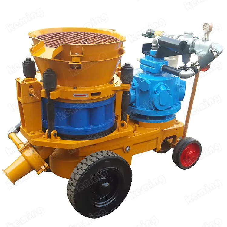 keming air motor concrete gunite Concrete Shotcrete equipment matched with compressor for sale