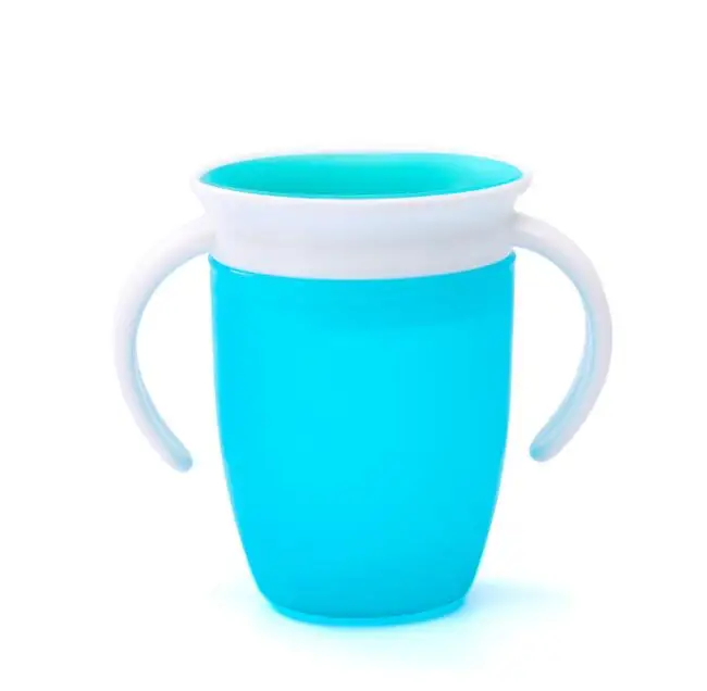 busybaby High Quality 360 Degree Rotation Handle baby miracle trainer Prevent choking cup