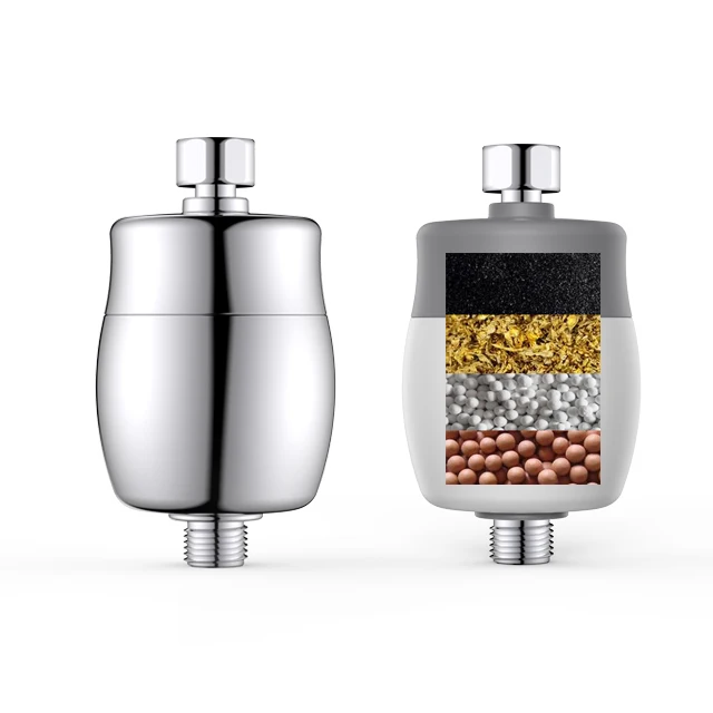 6 Stage Shower Head Water Filter Purifier and Filter Cartridge For Hard Water Softener